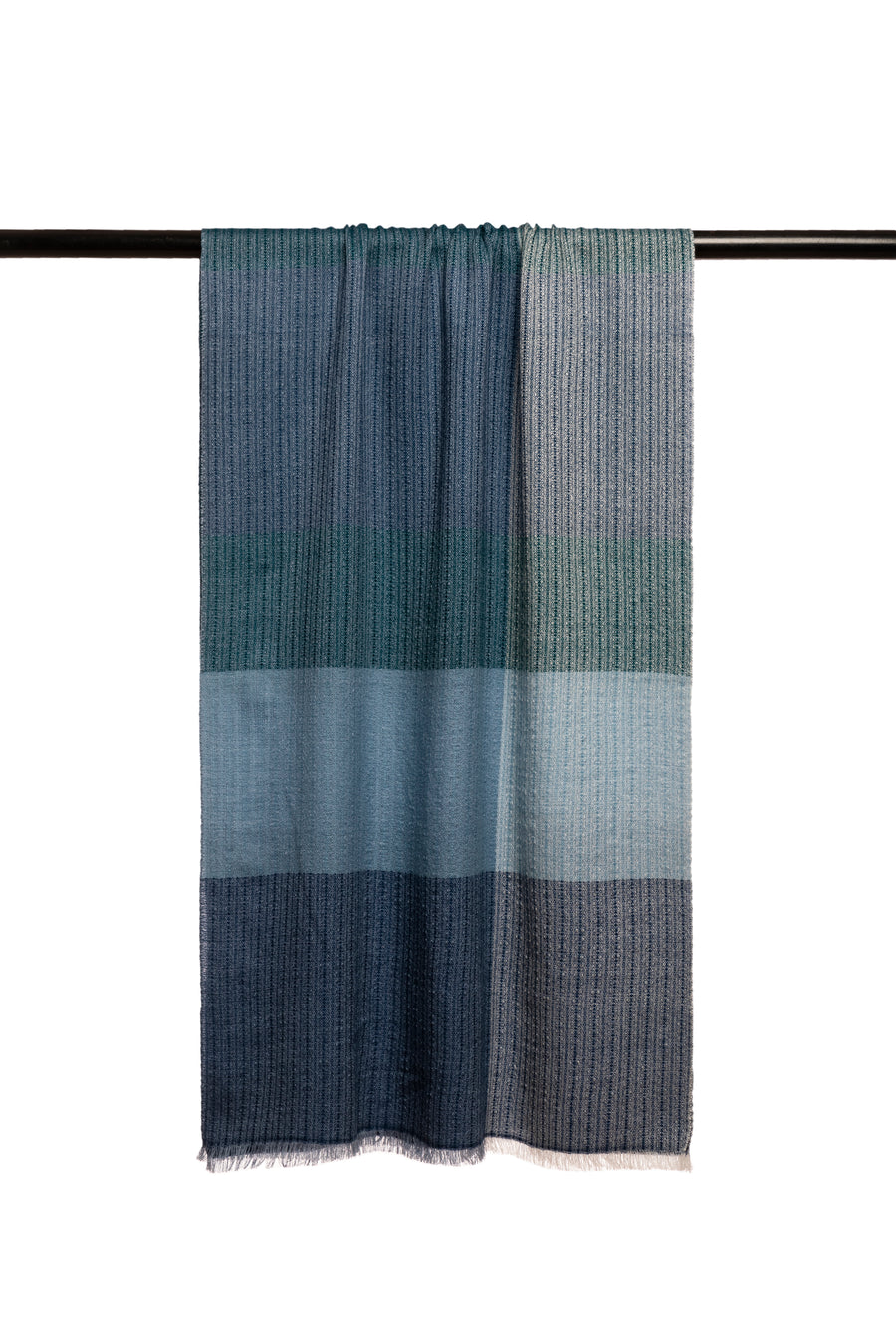 Plain Unisex Scarf Rough Weave