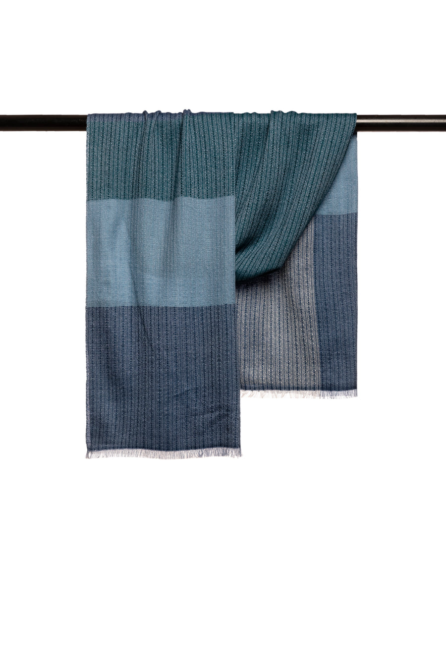 Plain Unisex Scarf Rough Weave