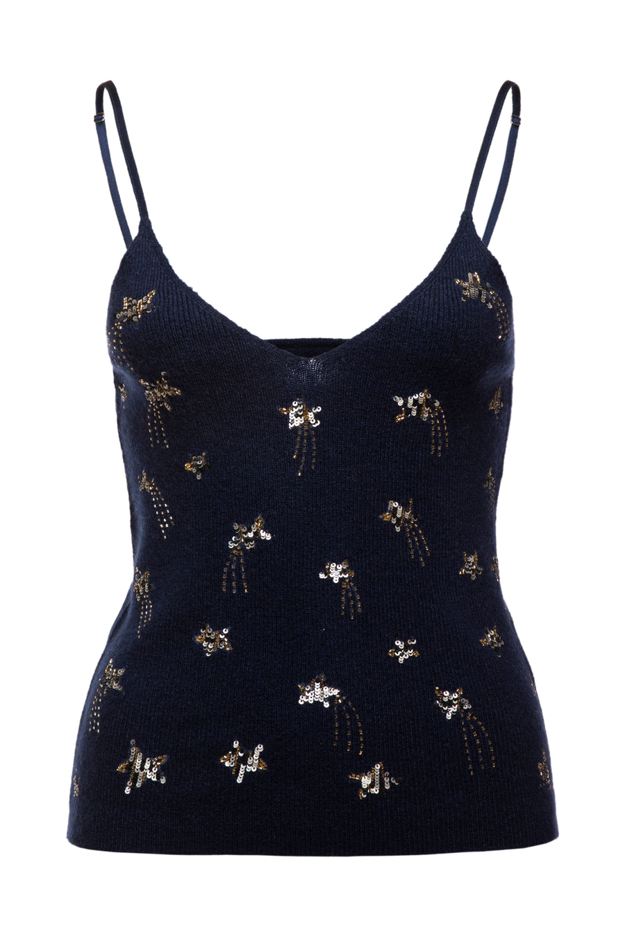 Quartz Embroidered Camisole With Silk Tube Strap