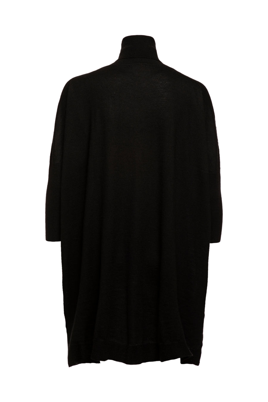 Pyrite With Floral Embroidered Knitted Turtle Neck Top