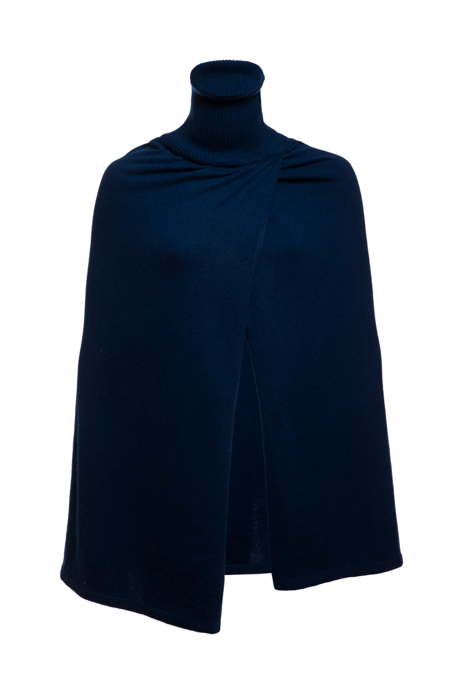 Spinel High Neck Knitted Cape