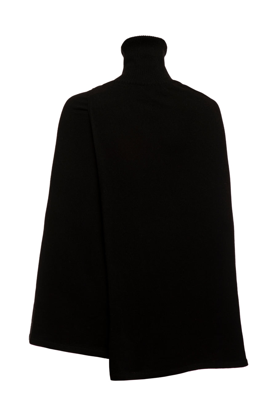 Spinel High Neck Knitted Cape