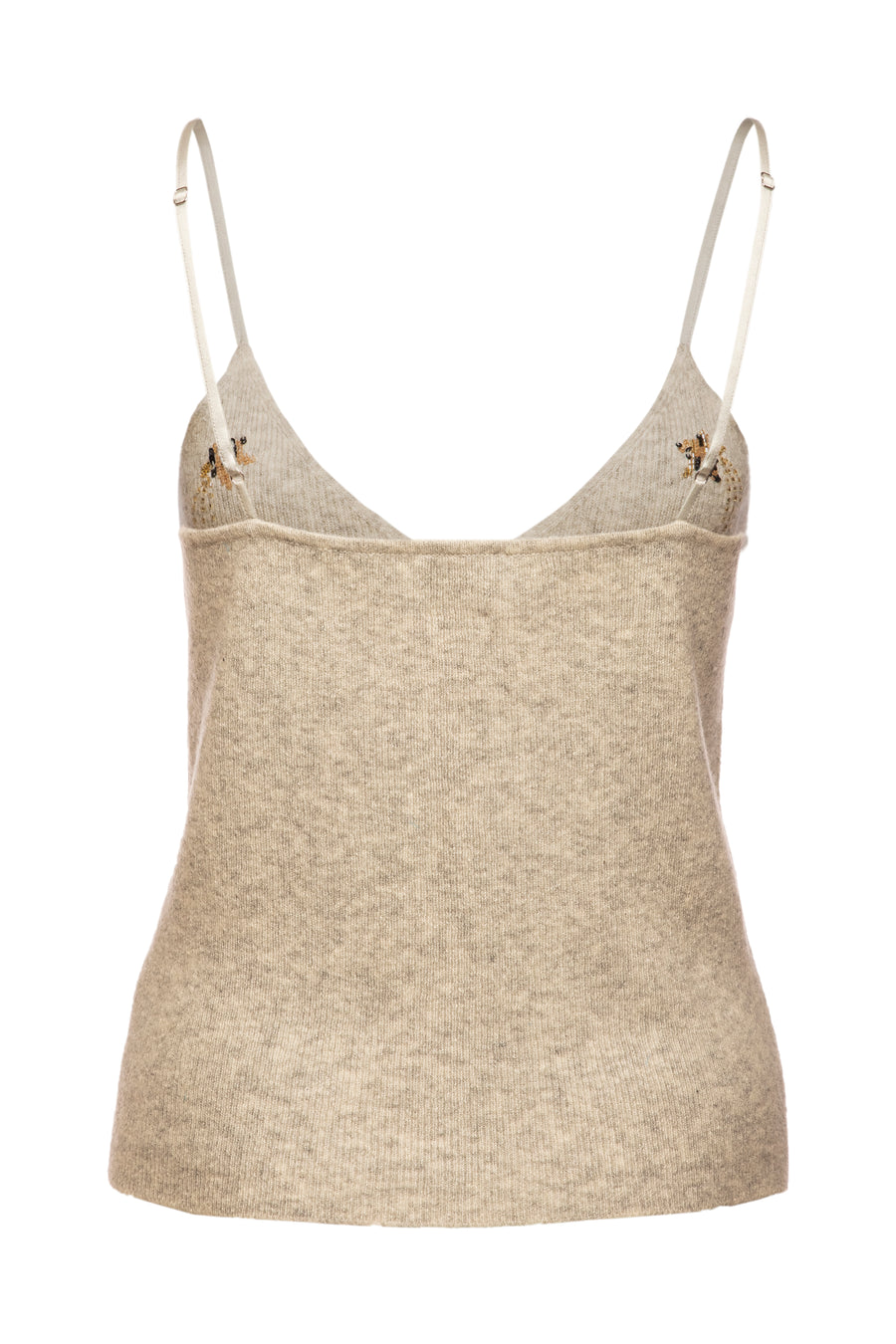 Quartz Embroidered Camisole With Silk Tube Strap