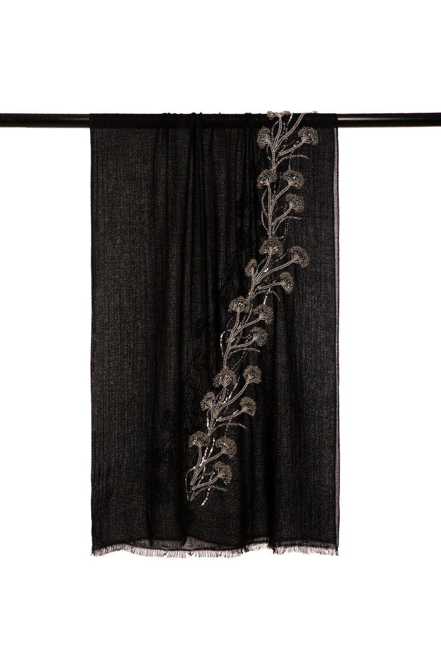 Floral Embroidery in Baby Diamond