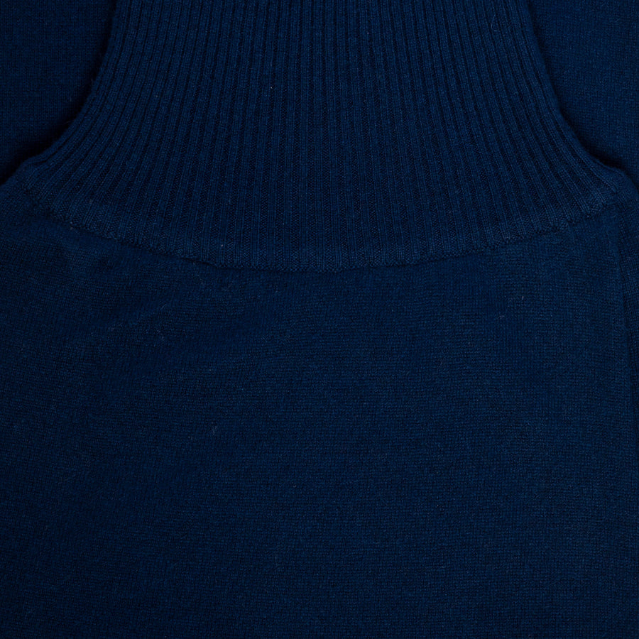 Spinel High Neck Knitted Cape