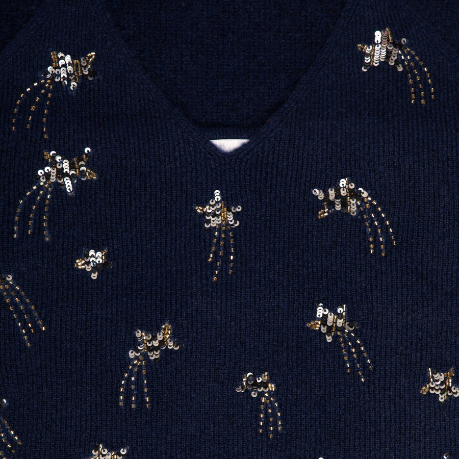 Quartz Embroidered Camisole With Silk Tube Strap