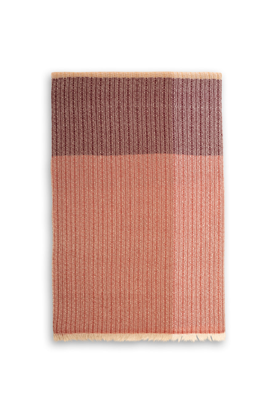 Plain Unisex Scarf Rough Weave