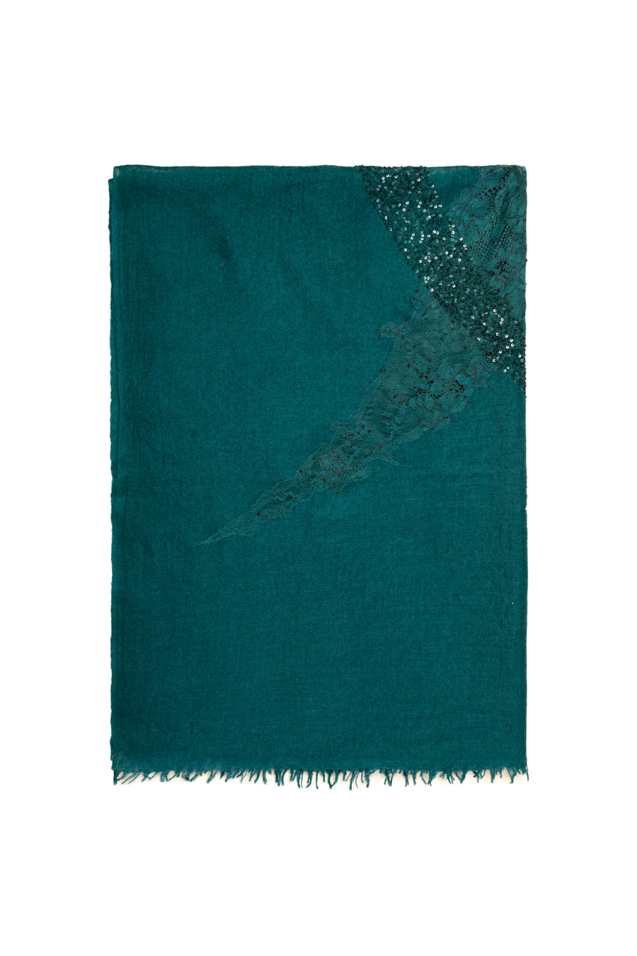 Jade Moon Lace Embroidered Scarf
