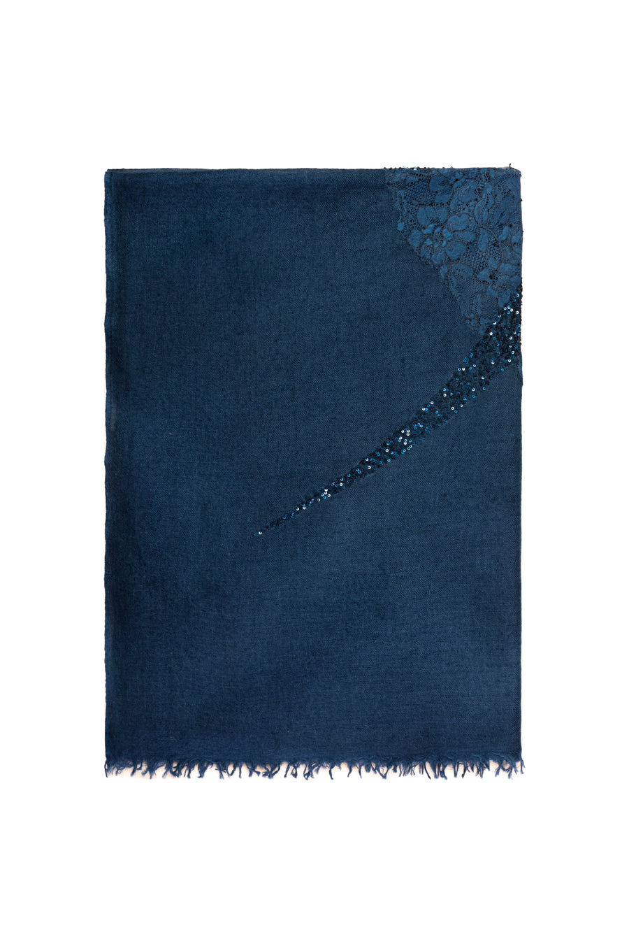 Jade Moon Lace Embroidered Scarf