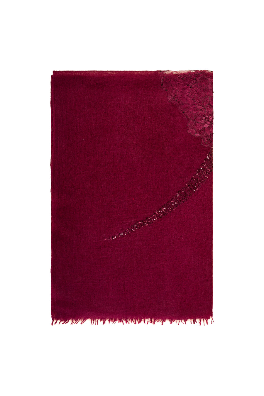 Jade Moon Lace Embroidered Scarf