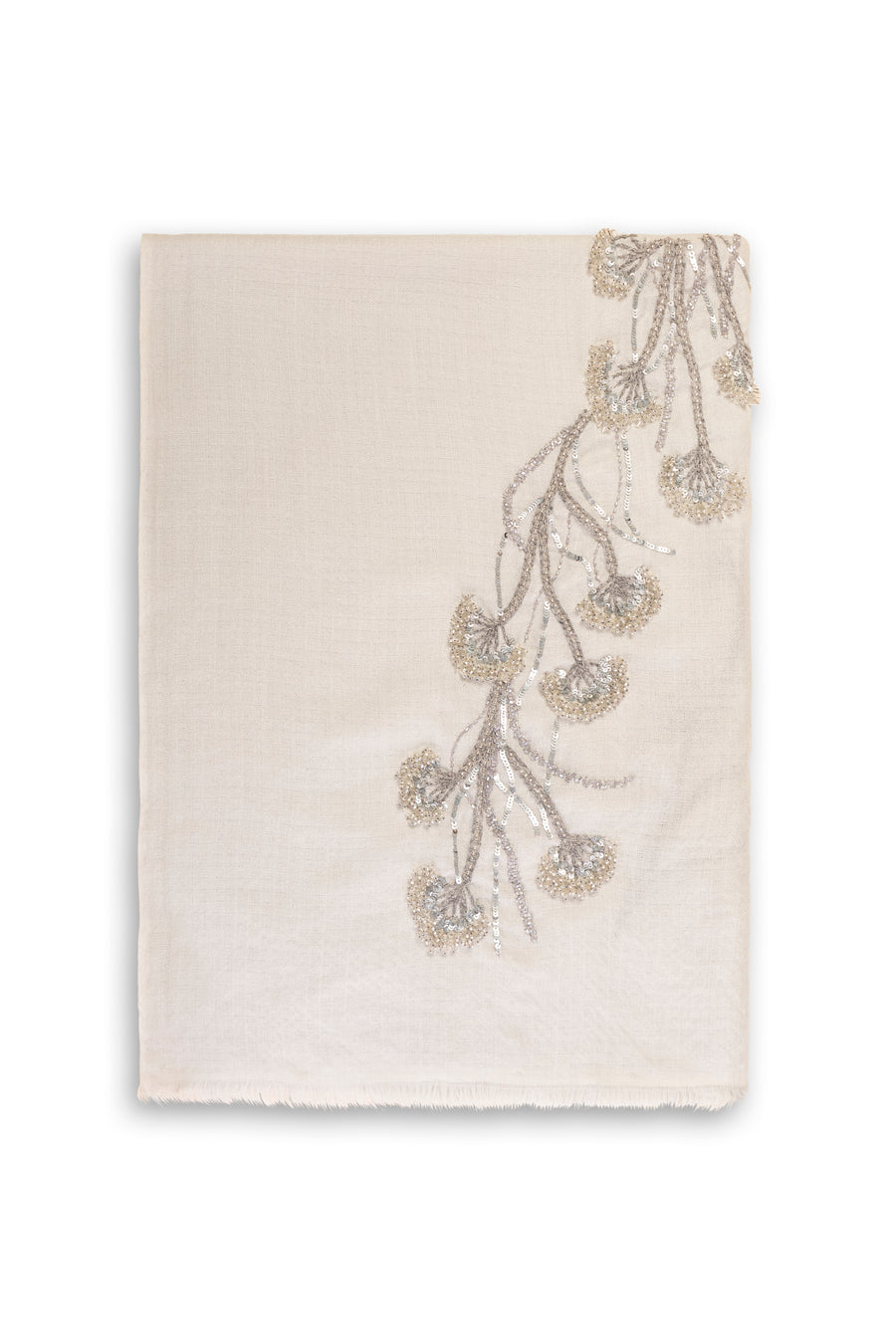 Floral Embroidery in Baby Diamond