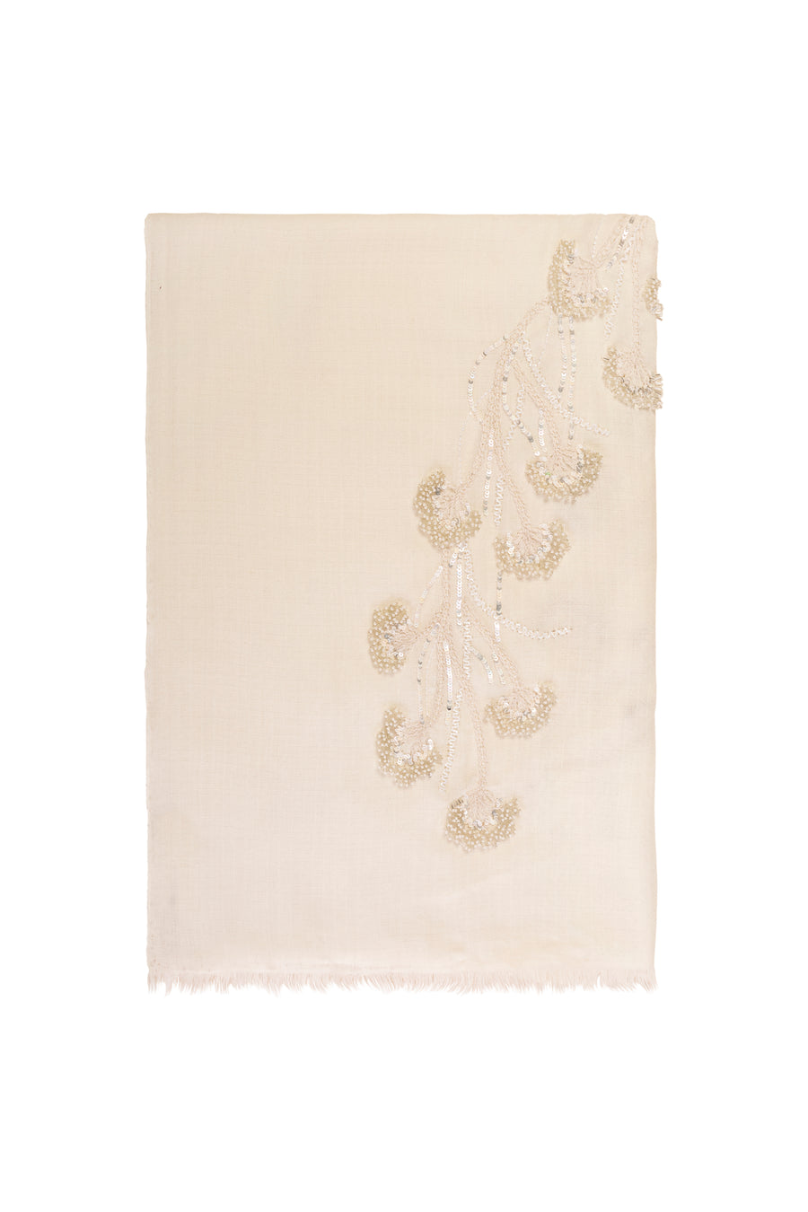 Floral Embroidery in Baby Diamond