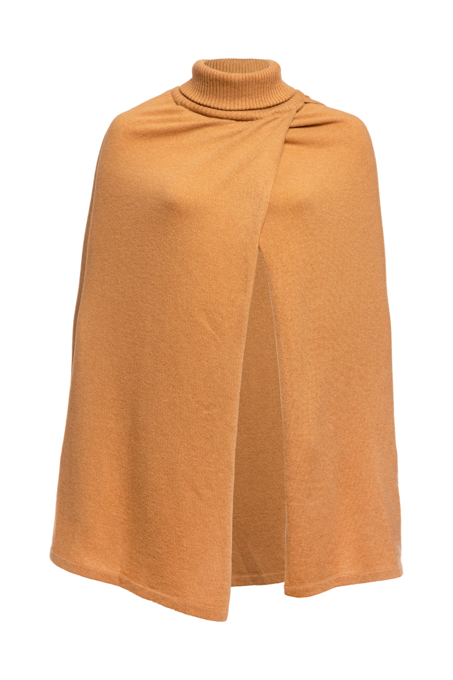 Spinel High Neck Knitted Cape