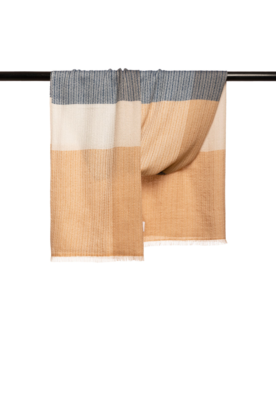 Plain Unisex Scarf Rough Weave