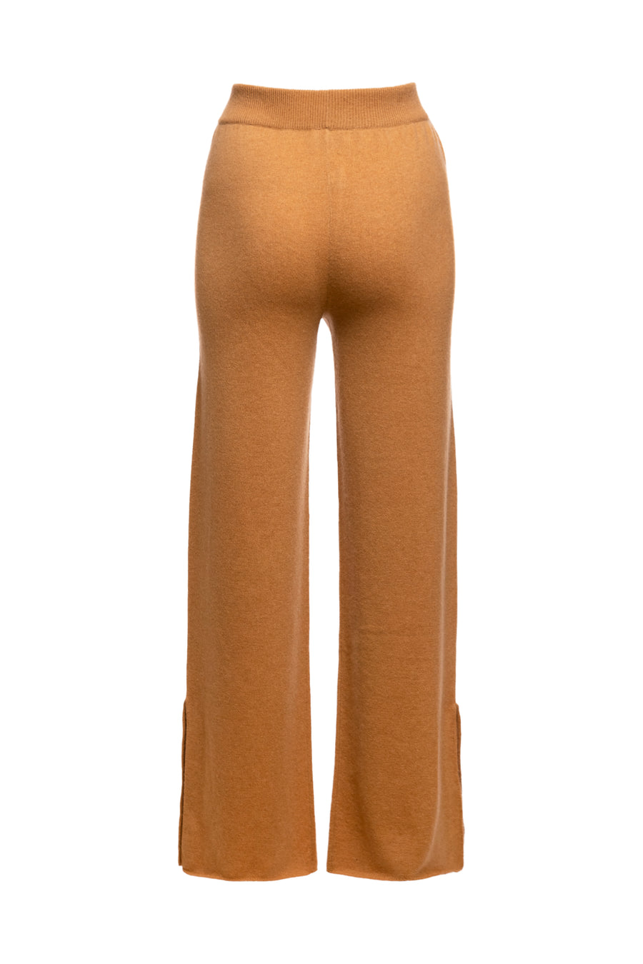 Back of Camel Sapphire Knitted Pants