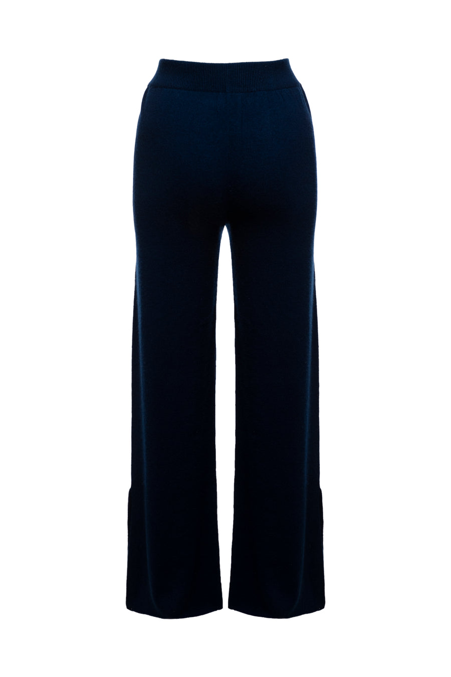 Back of Navy Sapphire Knitted Pants