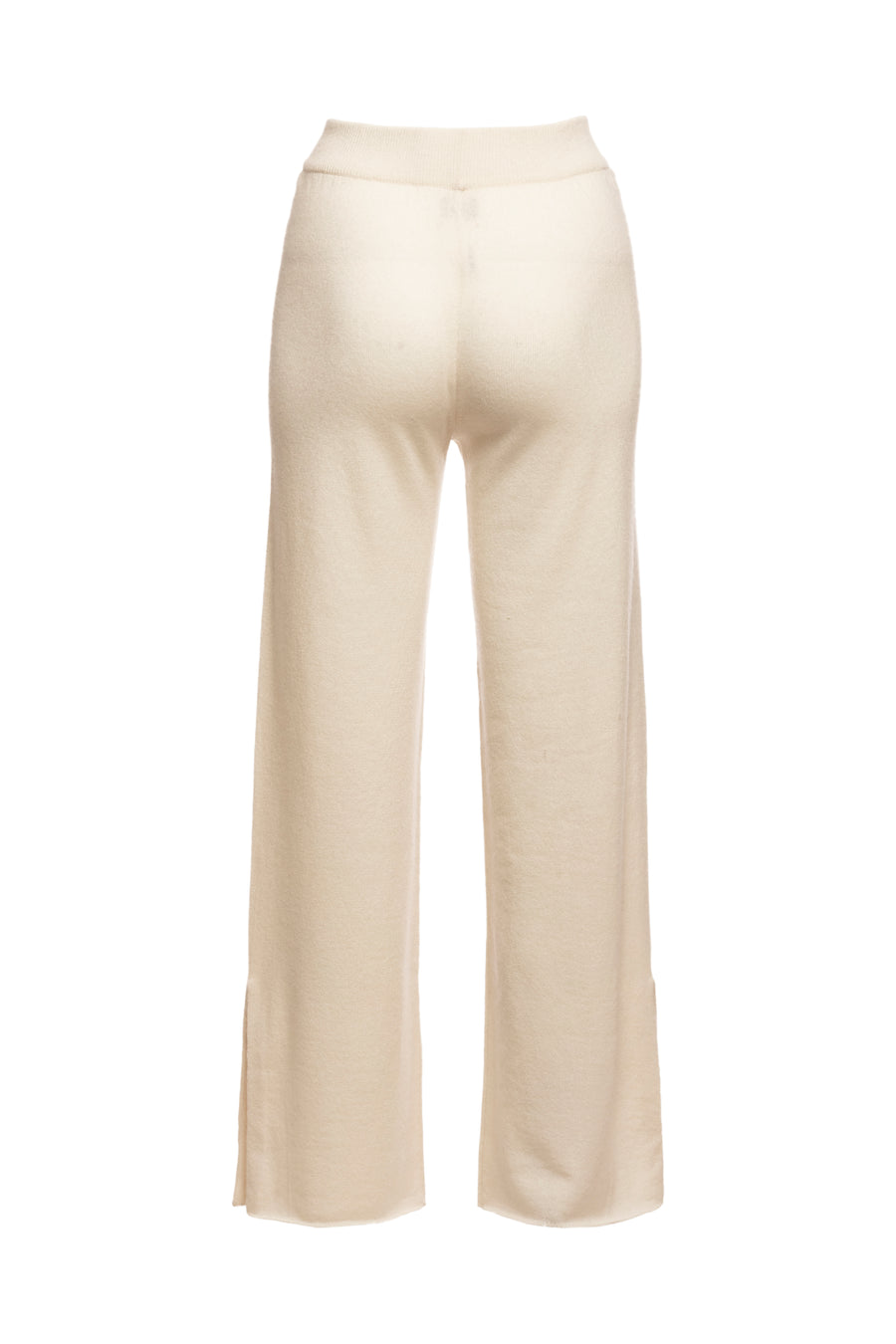 Back of White Sapphire Knitted Pants