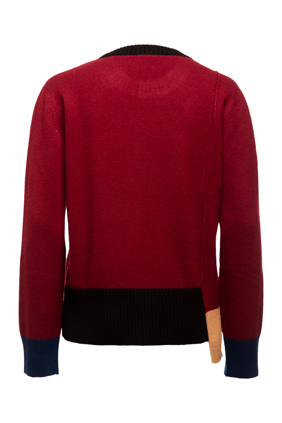 Back of Wine Onyx Crew Neck Sweater