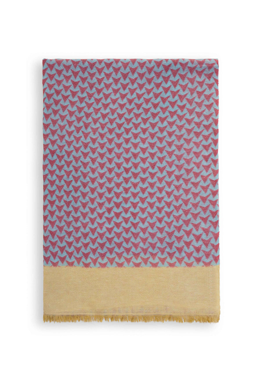 Block Printed Tile | Linen Scarf For Women