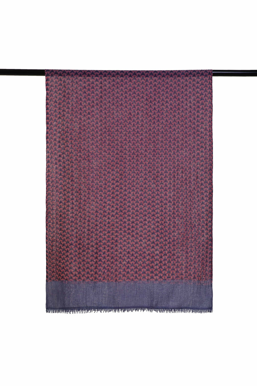 Block Printed Tile | Linen Scarf For Women