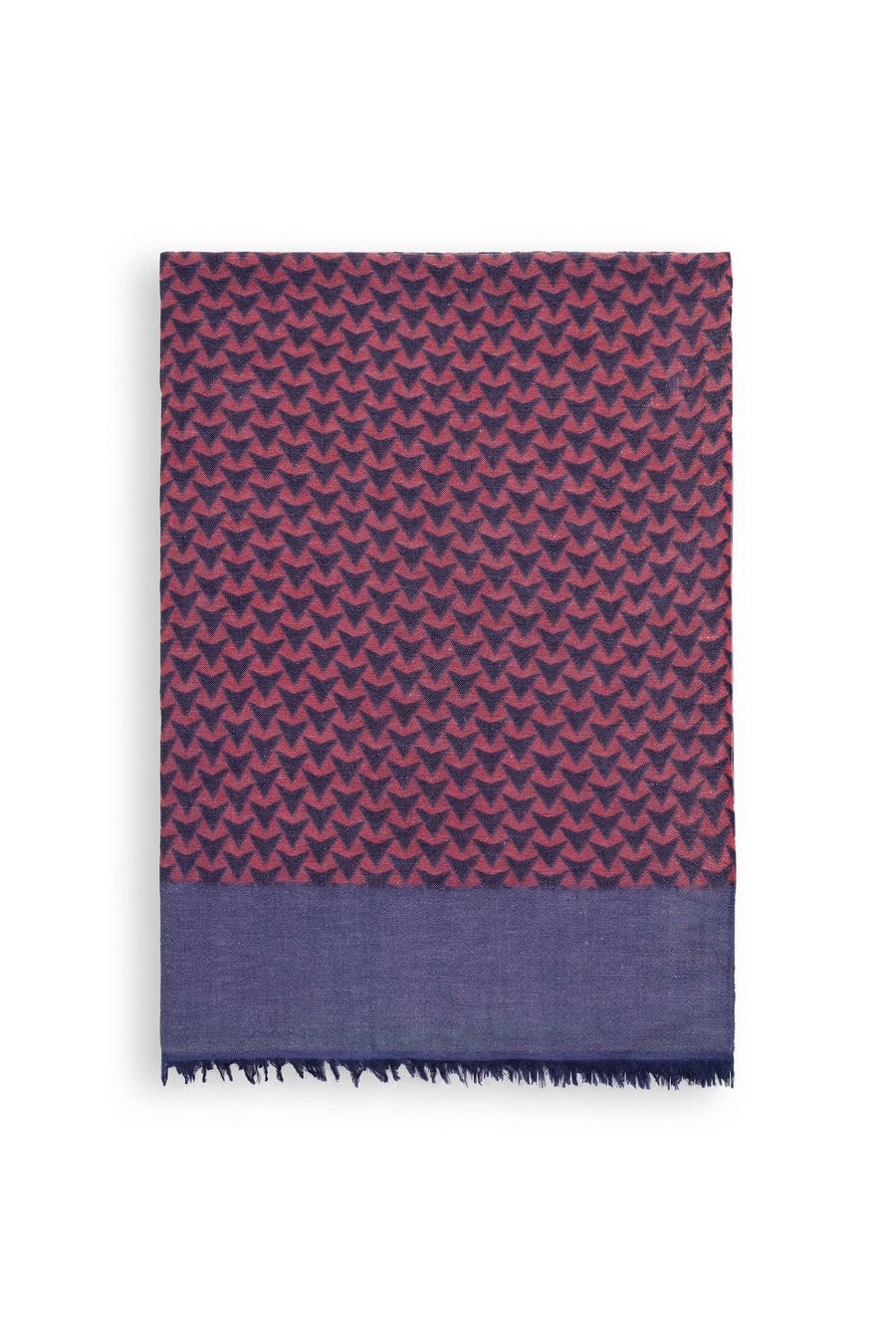 Block Printed Tile | Linen Scarf For Women