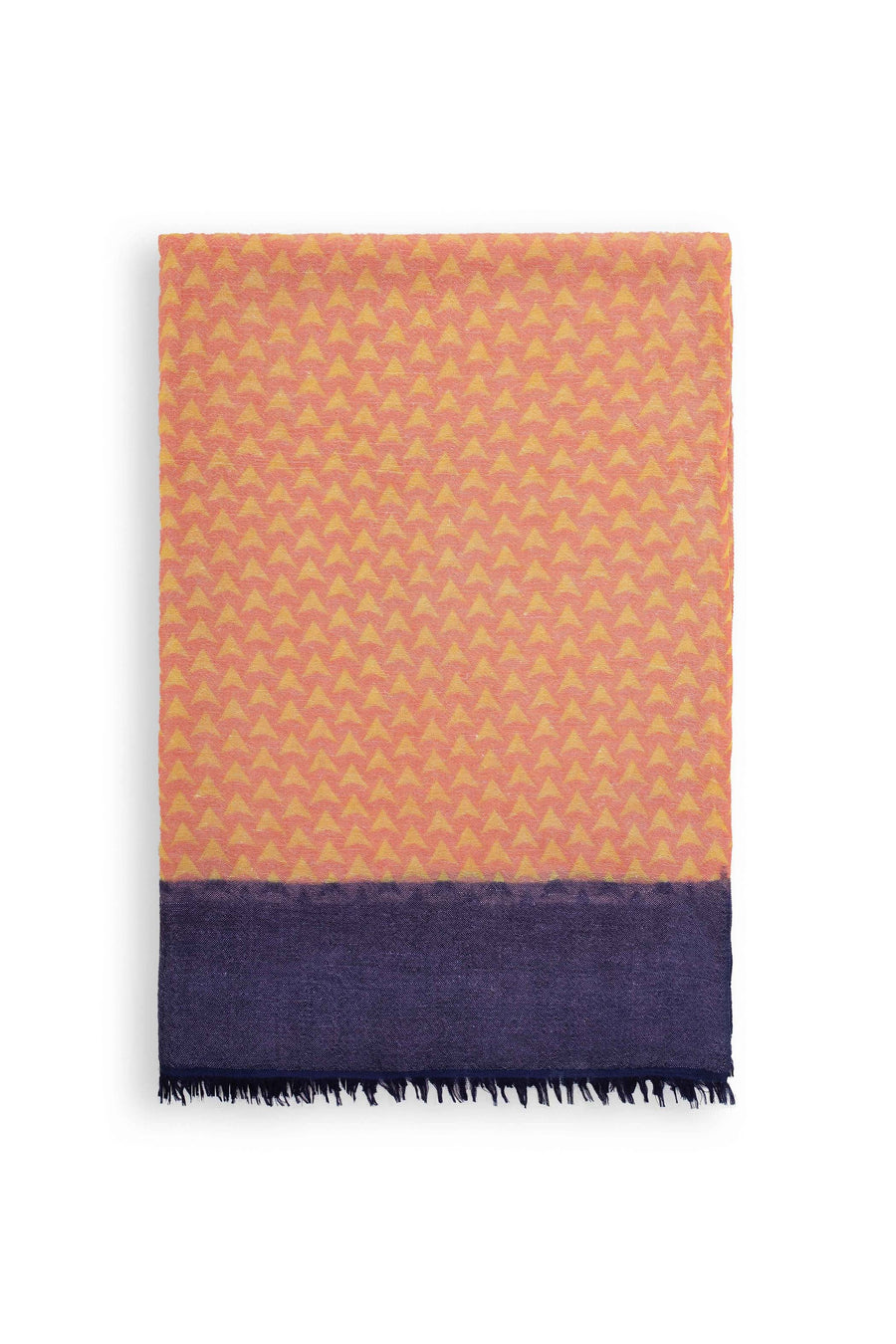 Block Printed Tile | Linen Scarf For Women