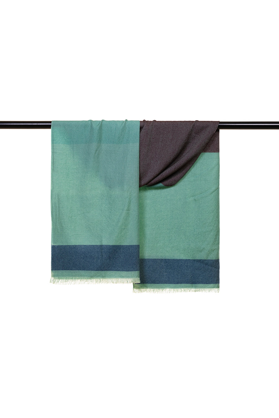 Block Stripe Yarn Dyed Cashmere Scarf | Tara Oriental