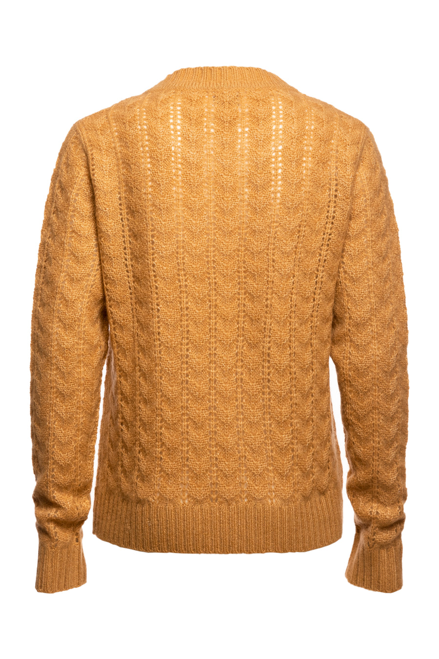 Camel Emerald Round Neck Sweater