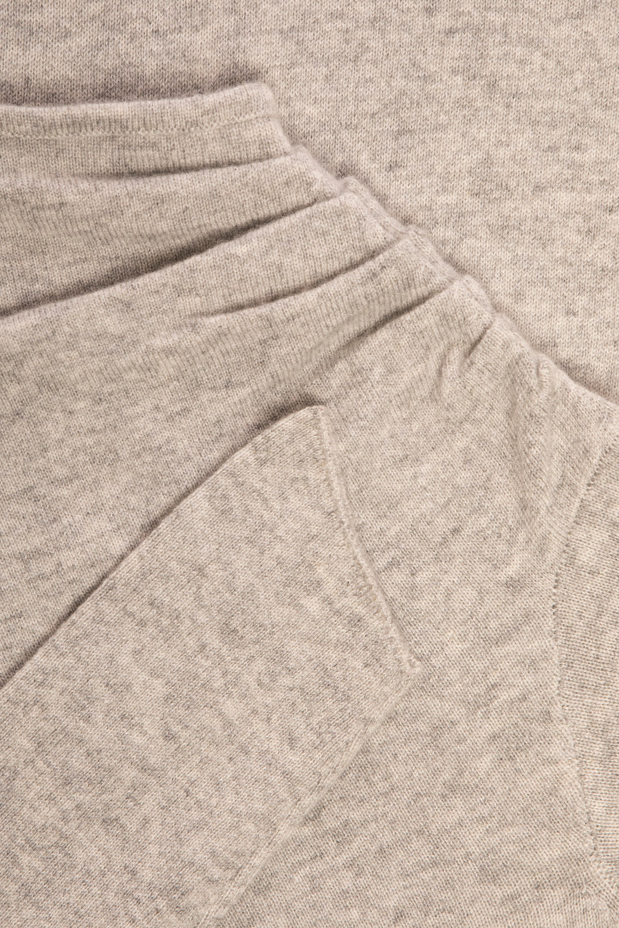 Close-up of Grey Topaz Mini Asymetrical Dress