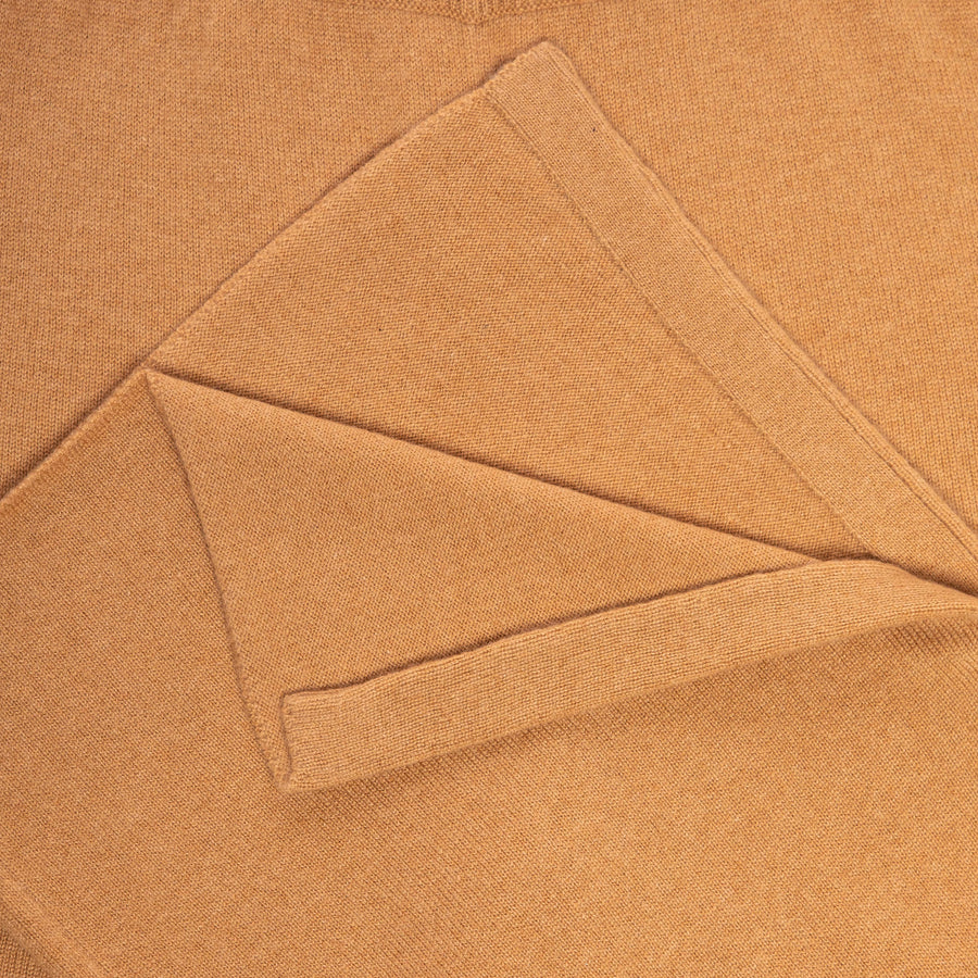 Close up of Camel Sapphire Knitted Pants