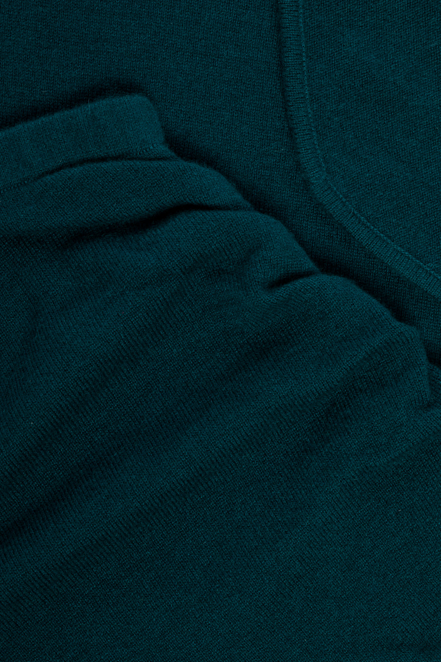 Close up of Mallard Agate Cashmere Asymmetric Midi Skirt