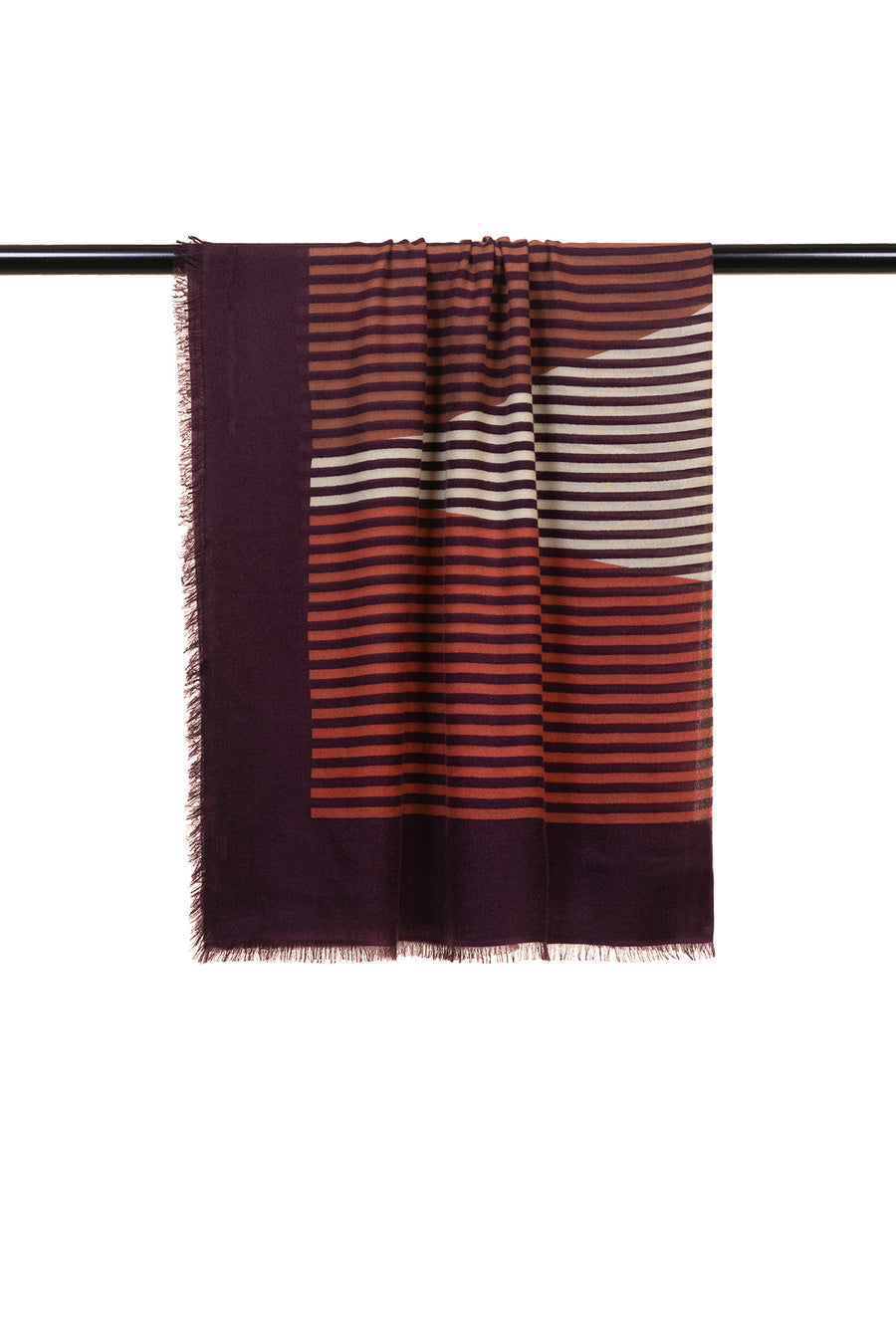 Dusk Printed Stole Cashmere Scarf