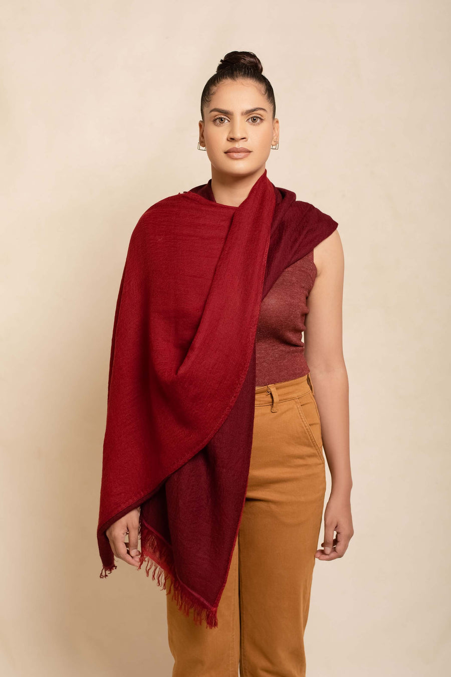 Double Layered Unisex Stole