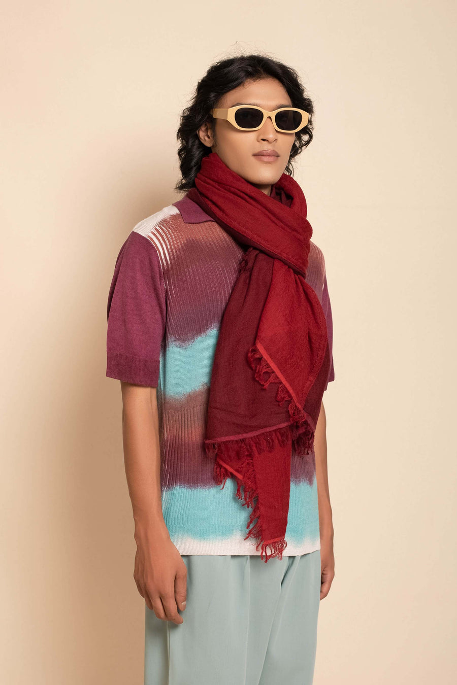 Double Layered Unisex Stole