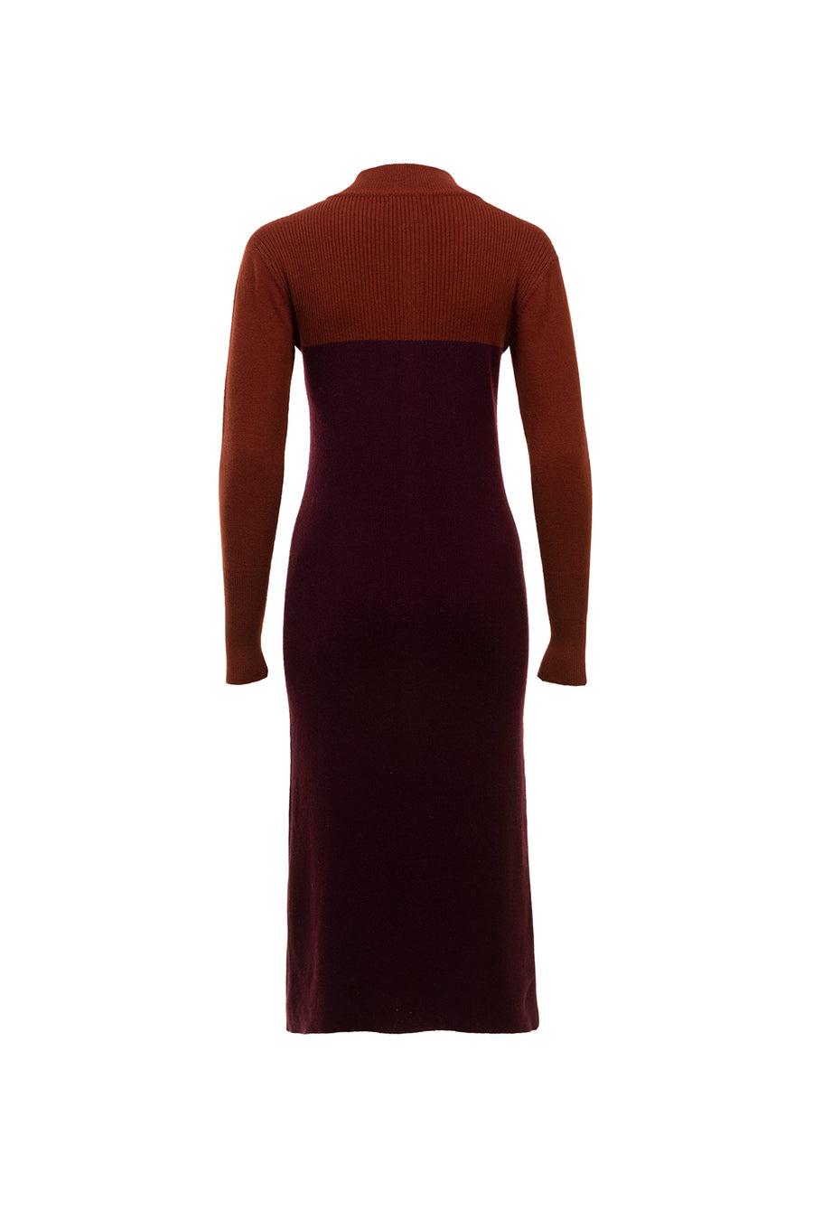 Women's Cashmere Formal Midi Dress