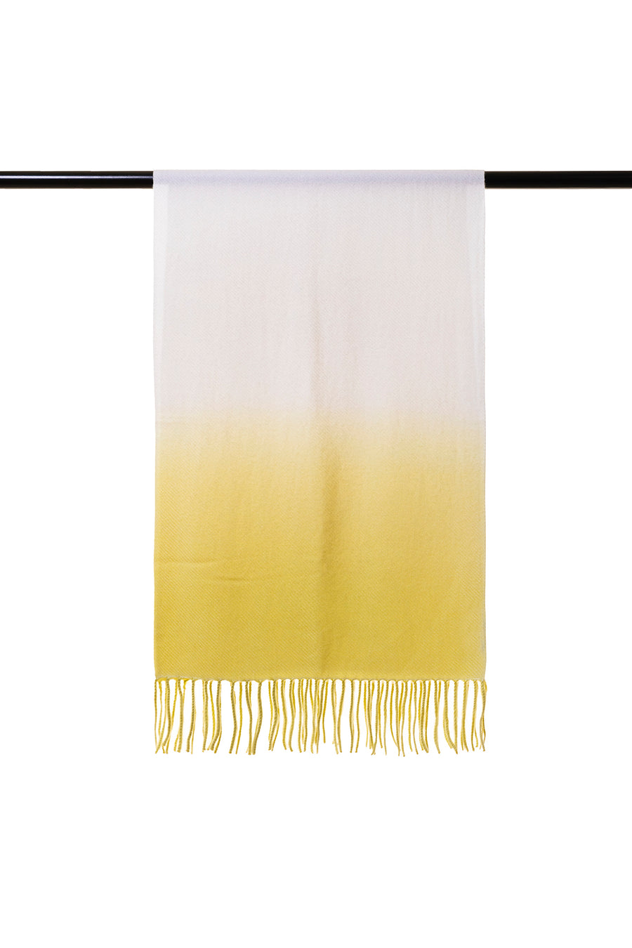 Fringed Ombre Cashmere Silk Scarf