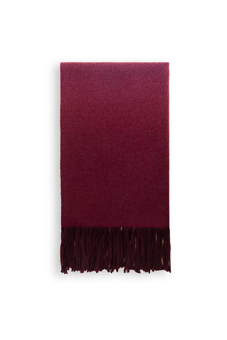 Fringed Ombre Cashmere Silk Scarf