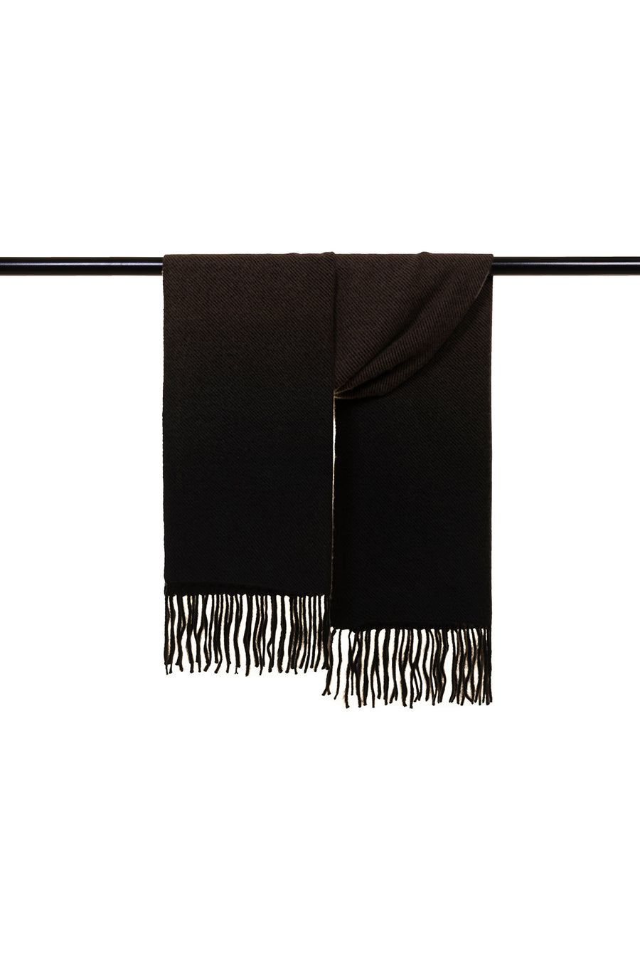 Fringed Ombre Cashmere Silk Scarf