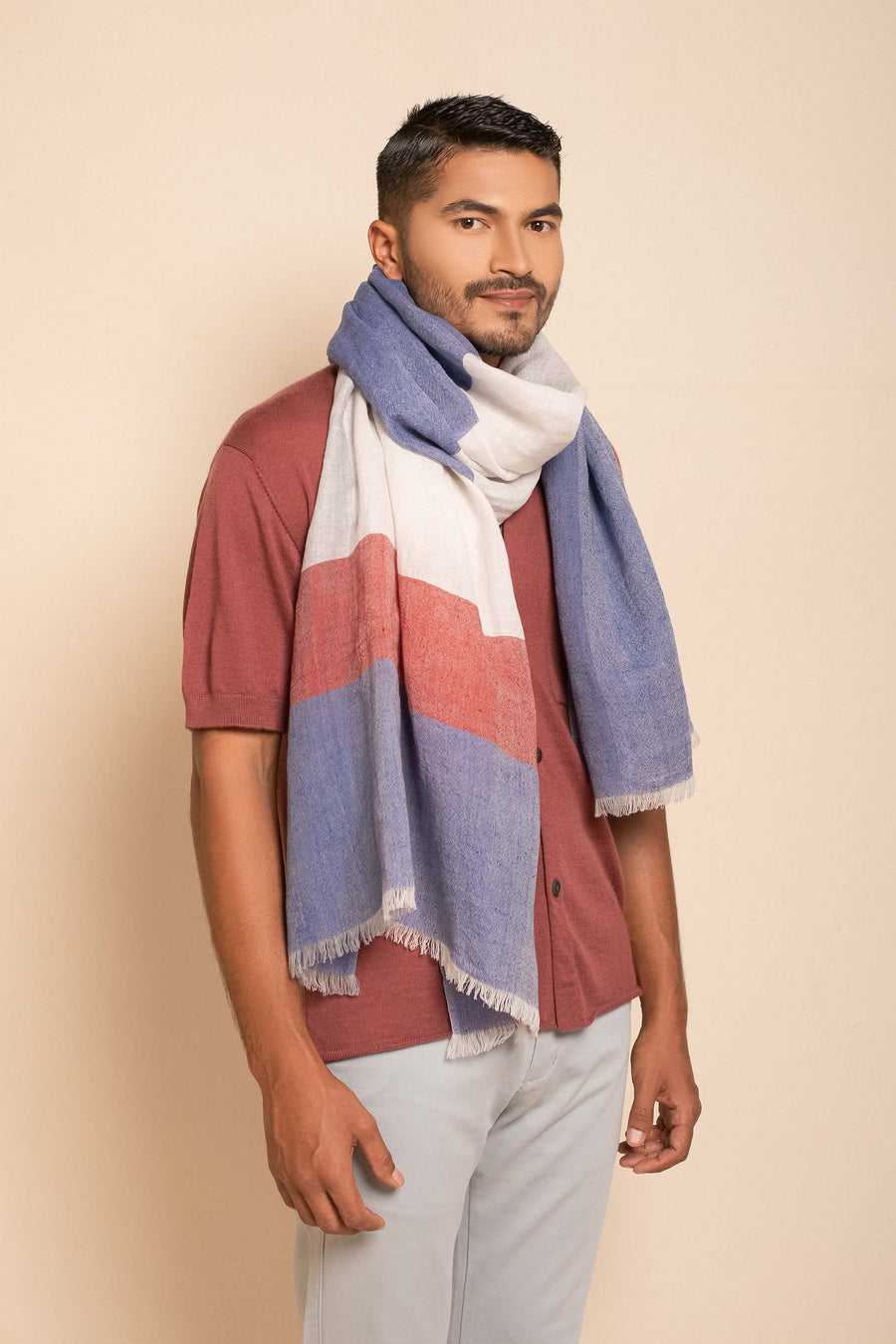 Formal Block Yarn Dyed Unisex Scarf