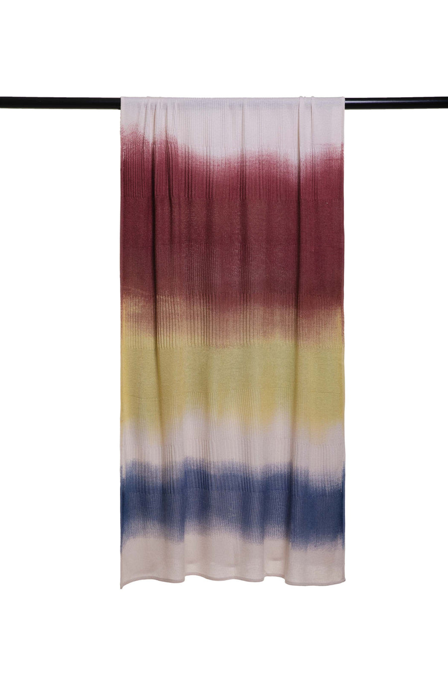 Formal Printed Ombre Stripes Unisex Scarf