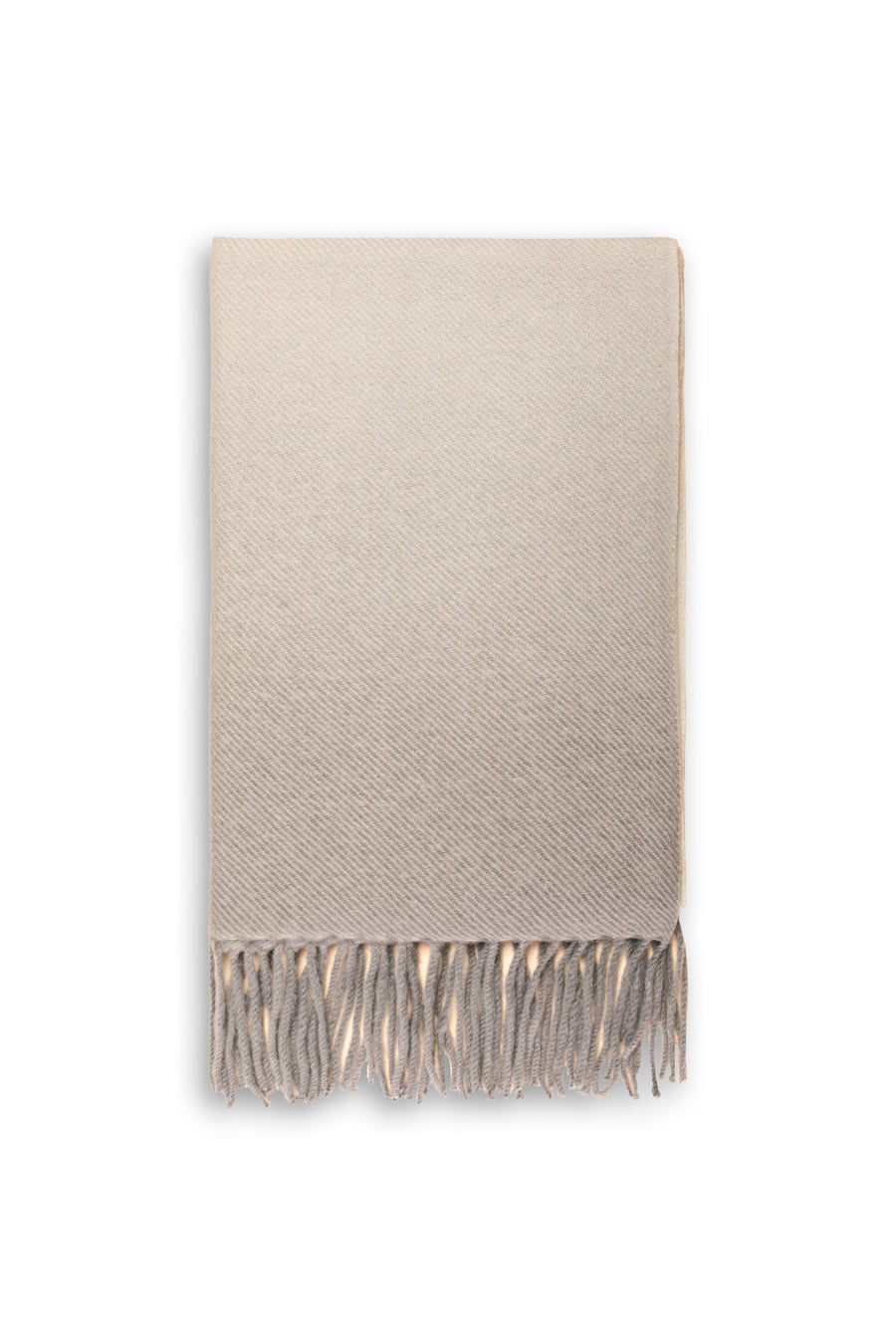 Fringed Ombre Cashmere Silk Scarf