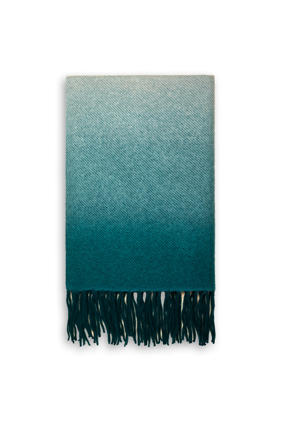 Fringed Ombre Cashmere Silk Scarf