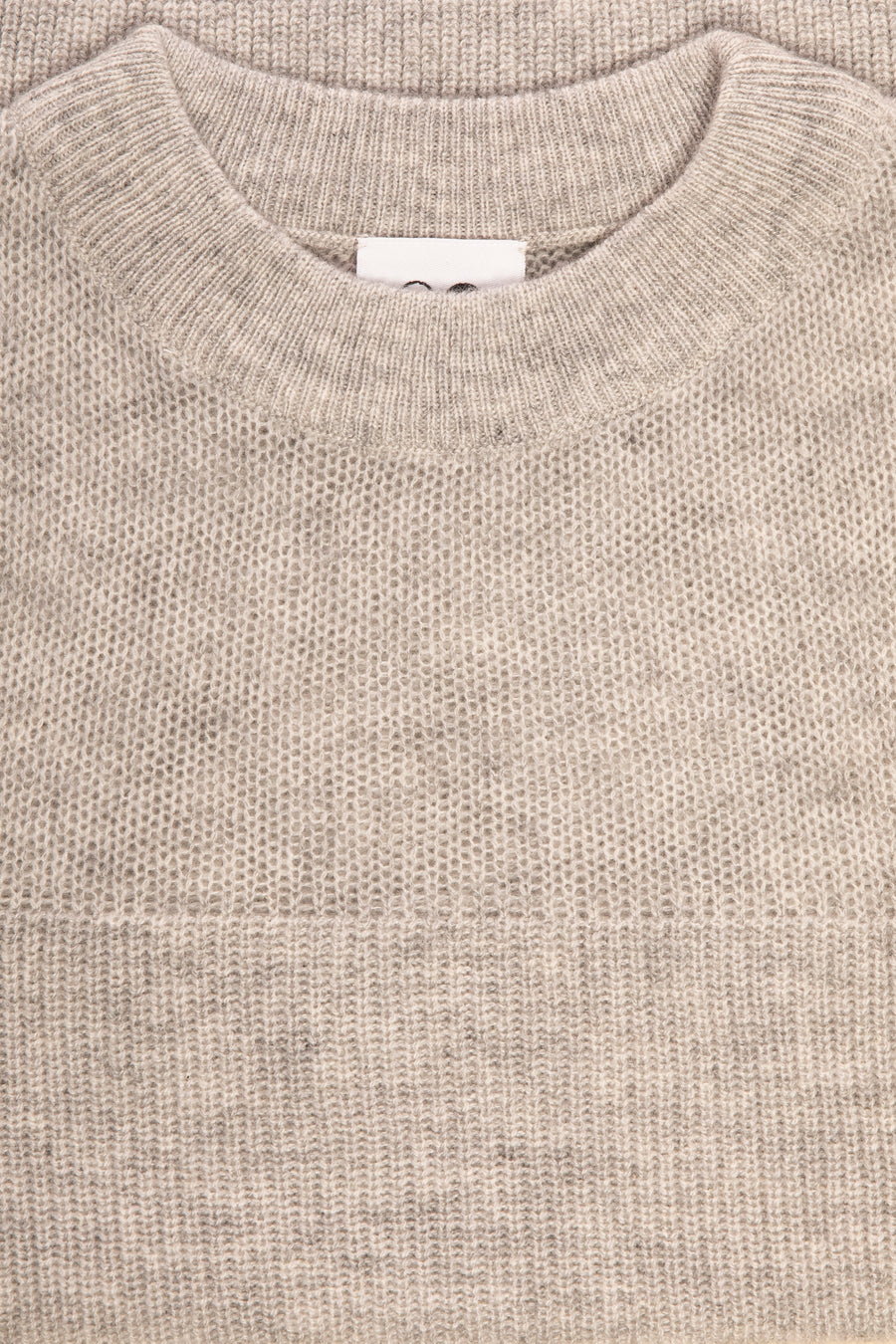 Grey Coral Sleeveless Block Intarsia Top