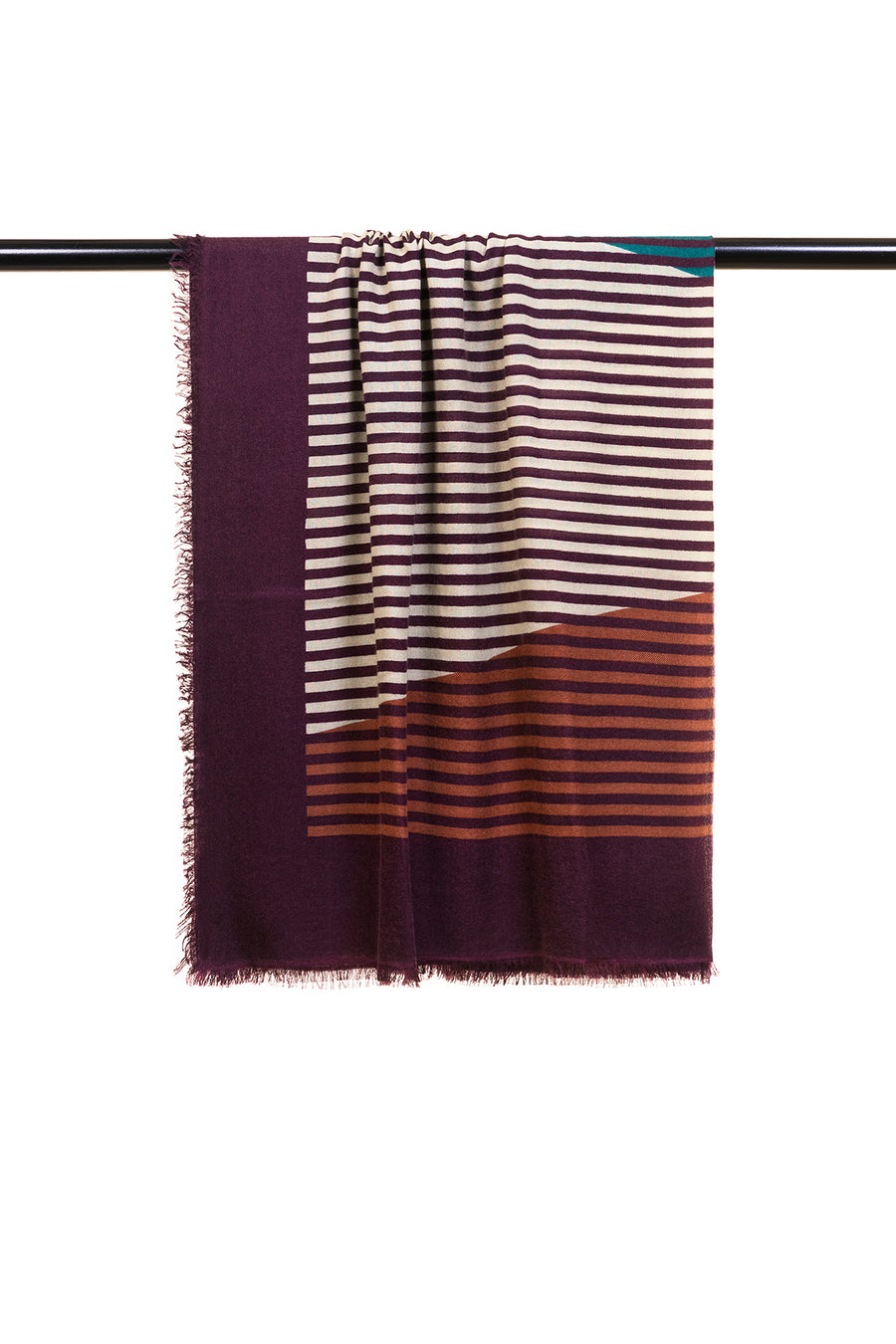 Dusk Printed Stole Cashmere Scarf