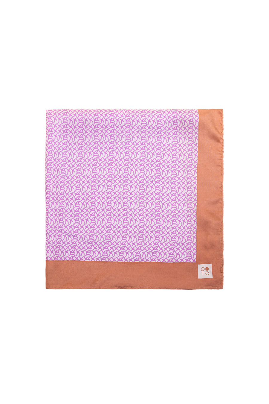 Micro Lattice Printed Silk Scarf