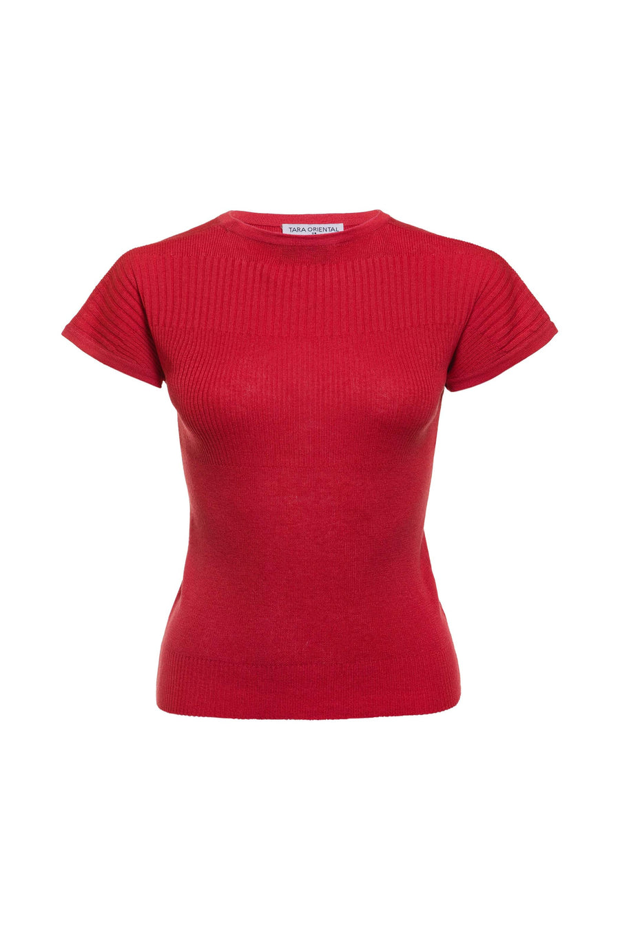 Women's Silk Wool Cashmere Multi Ribbed Top