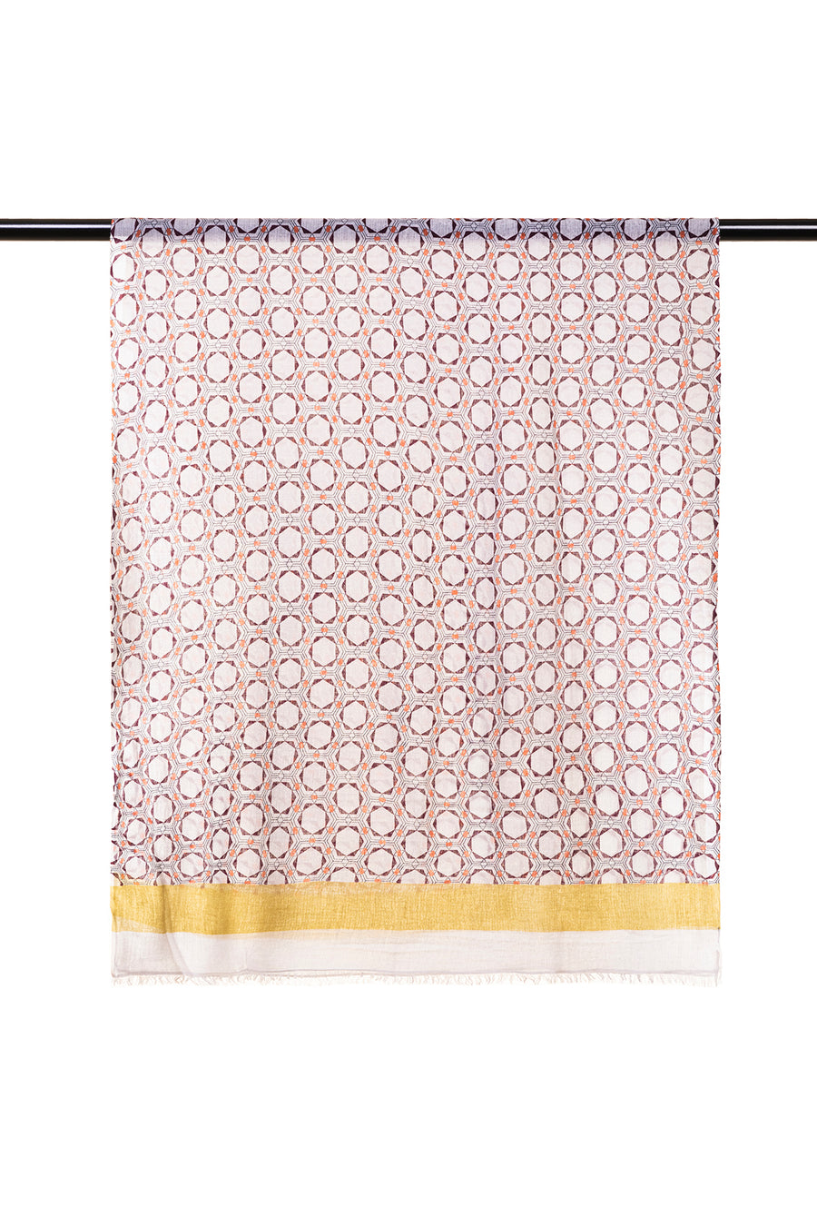 Printed Nepali Geo Baby Wool Scarf