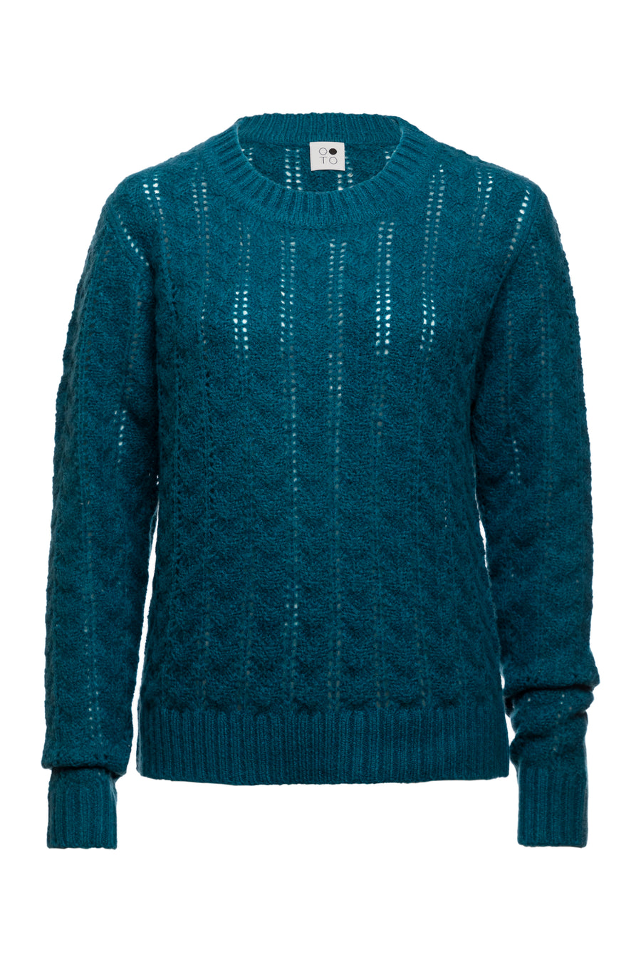 Teal Emerald Round Neck Sweater