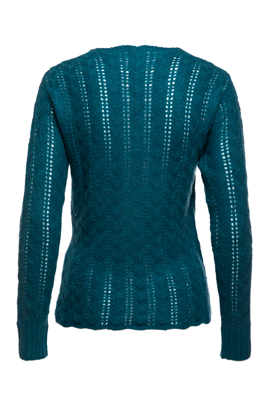 Teal Garnet V Neck Asymmetrical Top