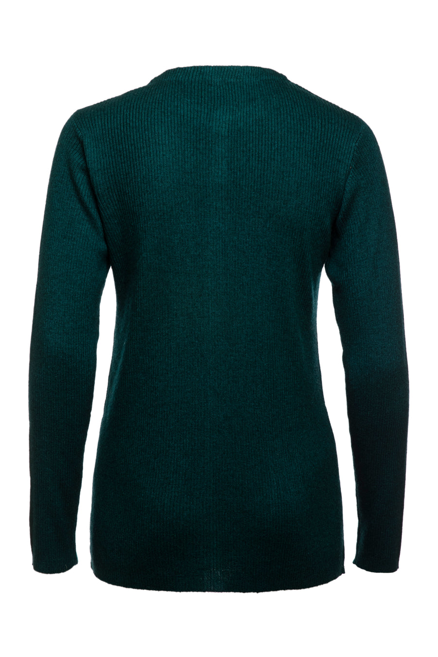 Teal with Black Amber Body Fitted Button Cardigan